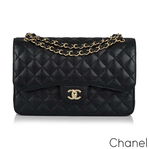 chanel black bag silver|jumbo chanel bag price.